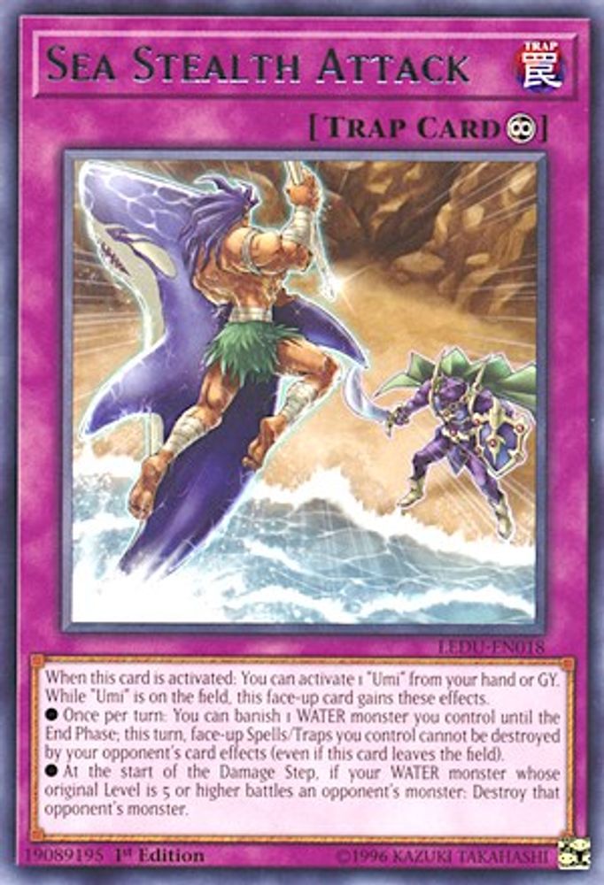 Sea Stealth Attack (LEDU-EN018) - Rare