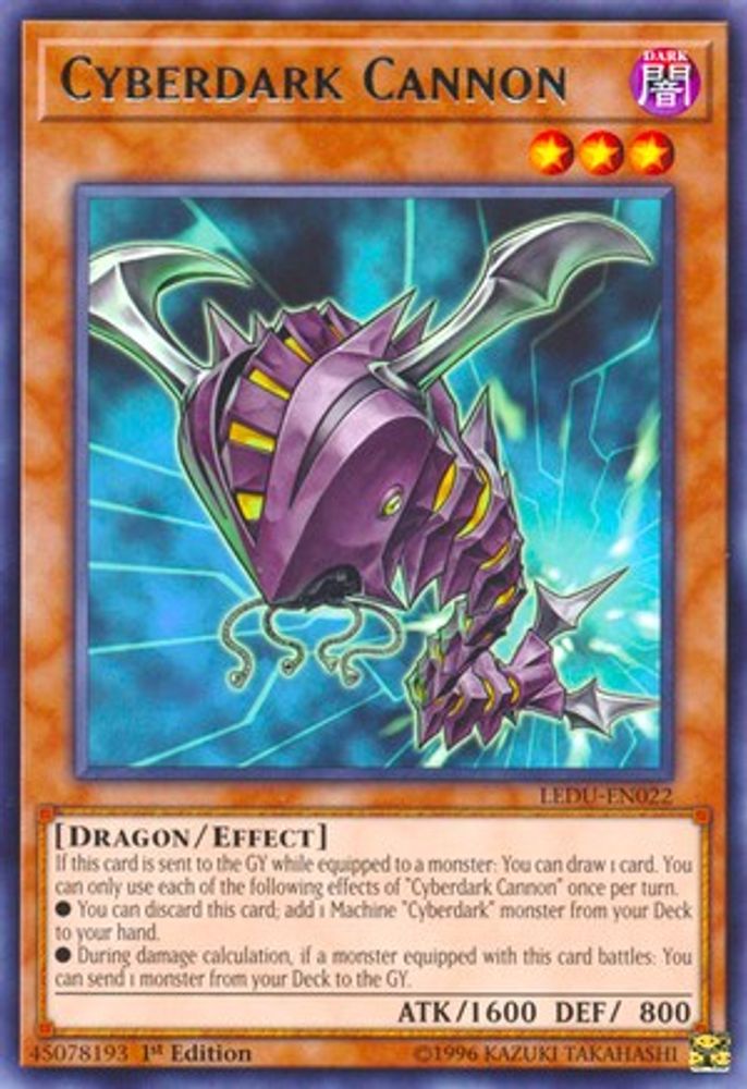 Cyberdark Cannon (LEDU-EN022) - Rare