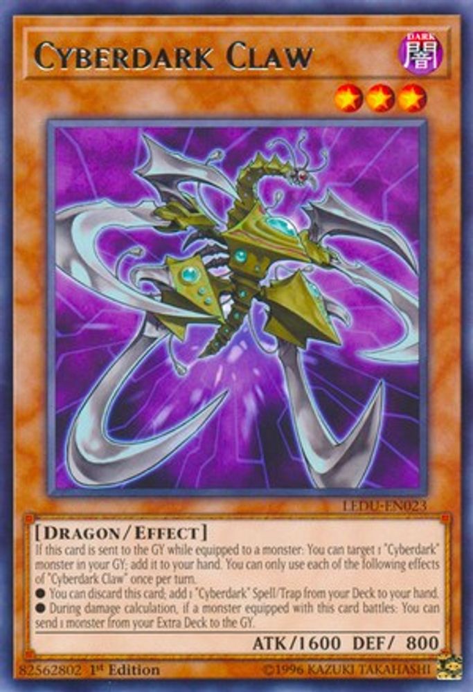 Cyberdark Claw (LEDU-EN023) - Rare