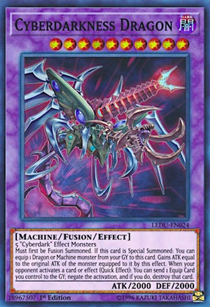 Dragon Cyberdarkness [LEDU-EN024] Super Rare 