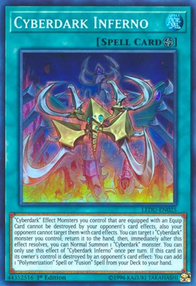 Cyberdark Inferno [LEDU-EN025] Super Rare 