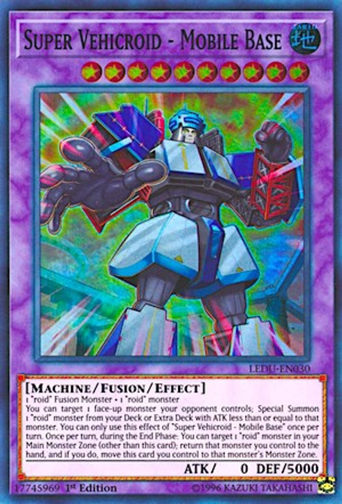 Super Vehicroid - Mobile Base (LEDU-EN030) - Super Rare