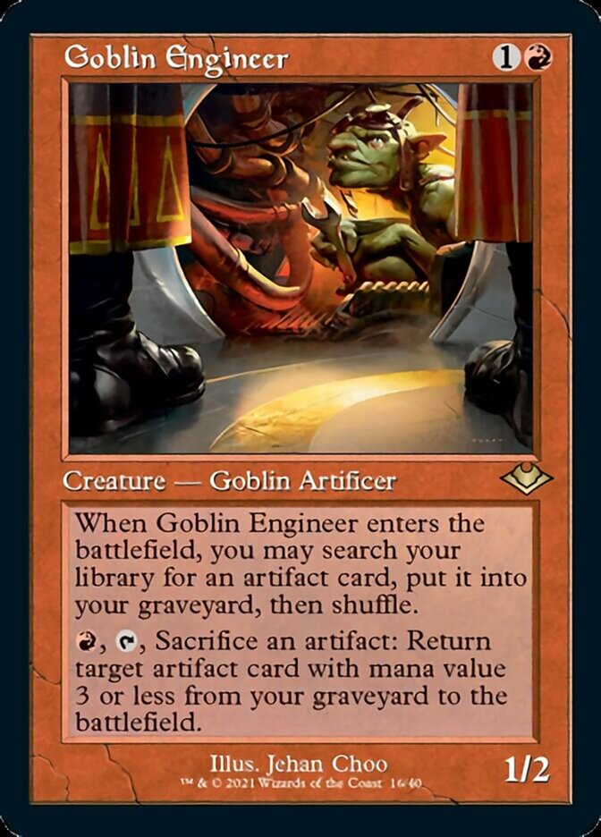 Ingénieur gobelin (Retro Foil Etched) [Horizons modernes] 