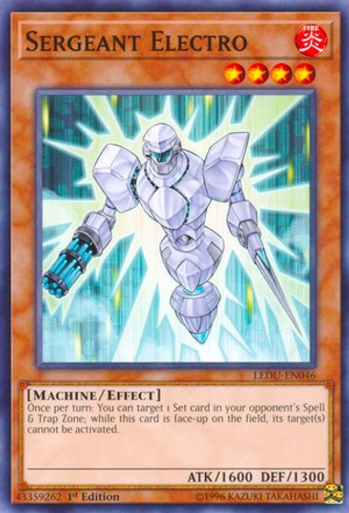 Sergeant Electro (LEDU-EN046) - Common
