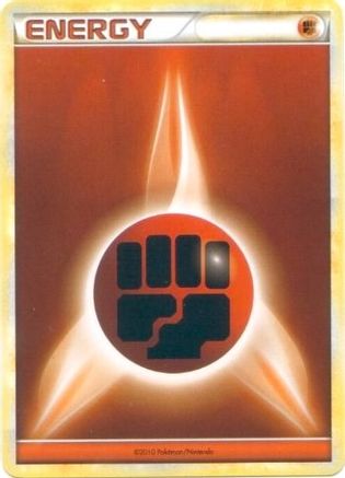 Fighting Energy (2010 Unnumbered HGSS Style Non-Holo)  - Promo