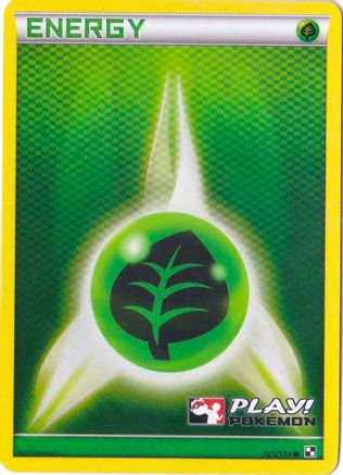 Grass Energy (Play! Pokemon) 105/114  - Holofoil - Promo