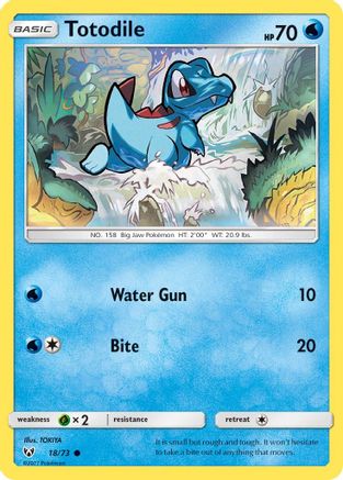 Totodile 018  - Common