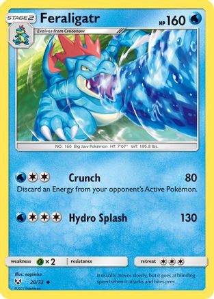 Feraligatr 020  - Uncommon