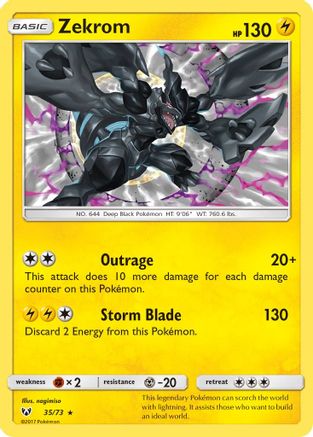 Zekrom 035  - Holofoil - Holo Rare