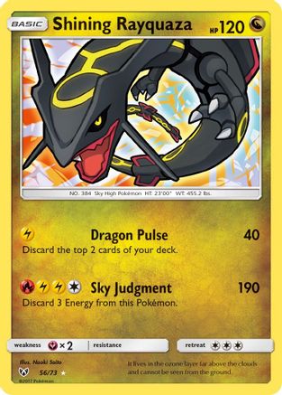 Shining Rayquaza 056  - Holofoil - Shiny Holo Rare
