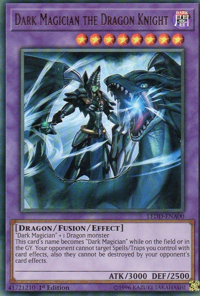 Magicien Noir le Chevalier Dragon [LEDD-ENA00] Ultra Rare 