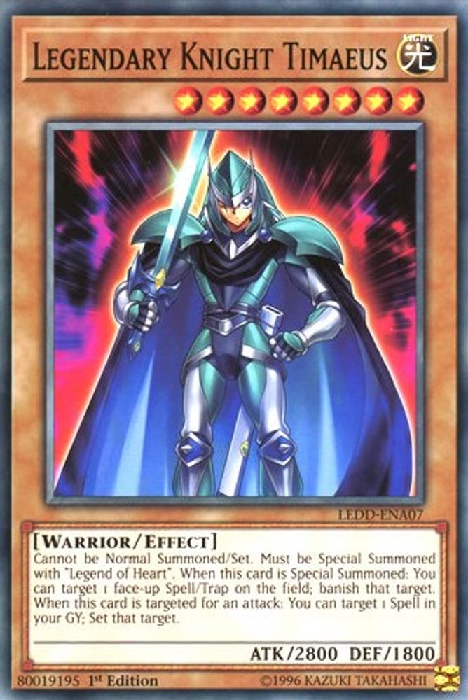 Legendary Knight Timaeus (LEDD-ENA07) - Common