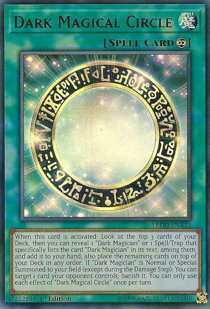 Cercle magique sombre [LEDD-ENA15] Ultra rare 