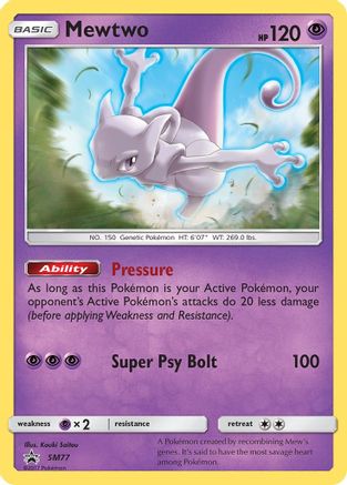Mewtwo SM77  - Holofoil - Promo