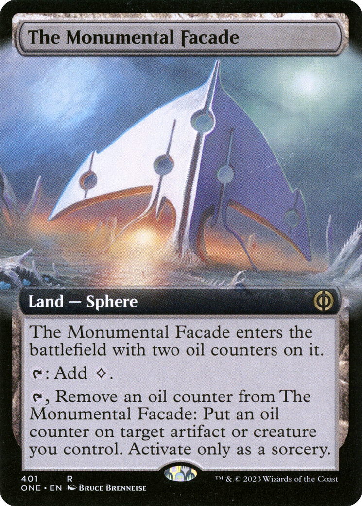 La façade monumentale (art étendu) [Phyrexia : tous seront un] 