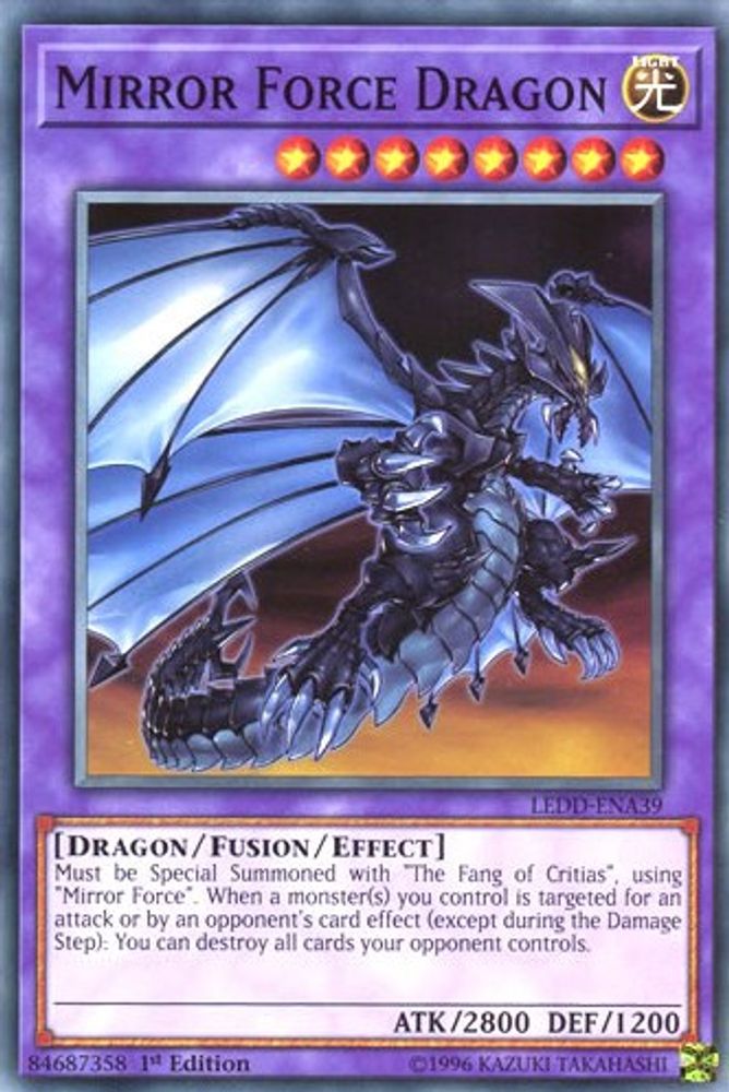 Mirror Force Dragon (LEDD-ENA39) - Common