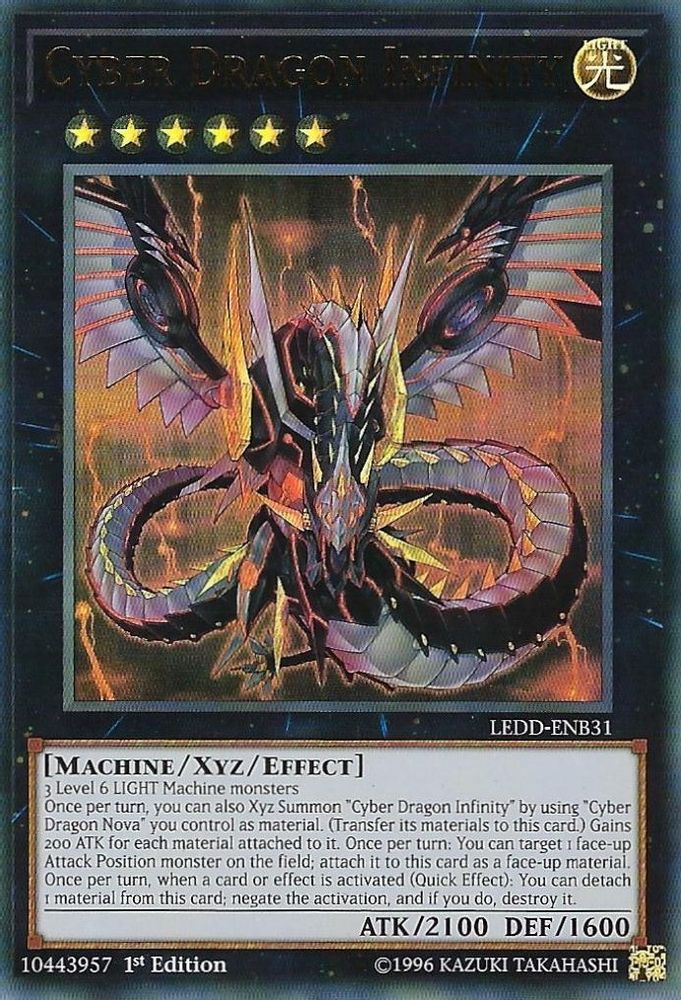 Cyber Dragon Infinity (LEDD-ENB31) - Ultra Rare