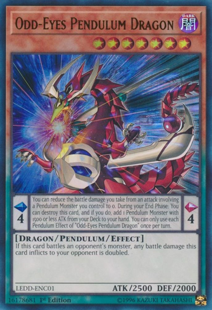 Odd-Eyes Pendulum Dragon (UR) (LEDD-ENC01) - Ultra Rare