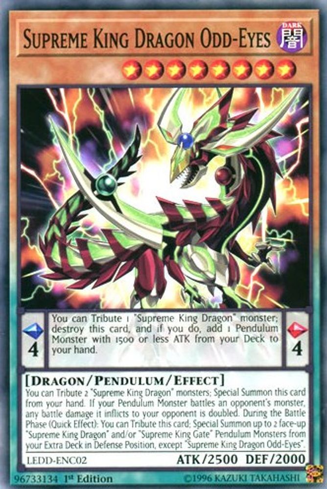Supreme King Dragon Odd-Eyes (LEDD-ENC02) - Common