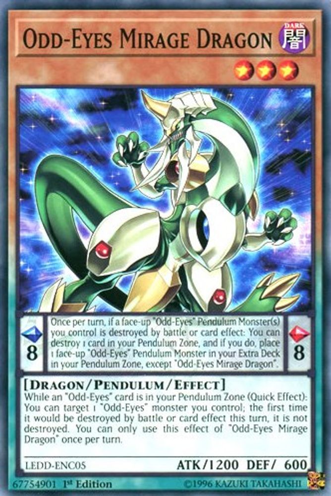 Dragon mirage aux yeux impairs [LEDD-ENC05] Commun 