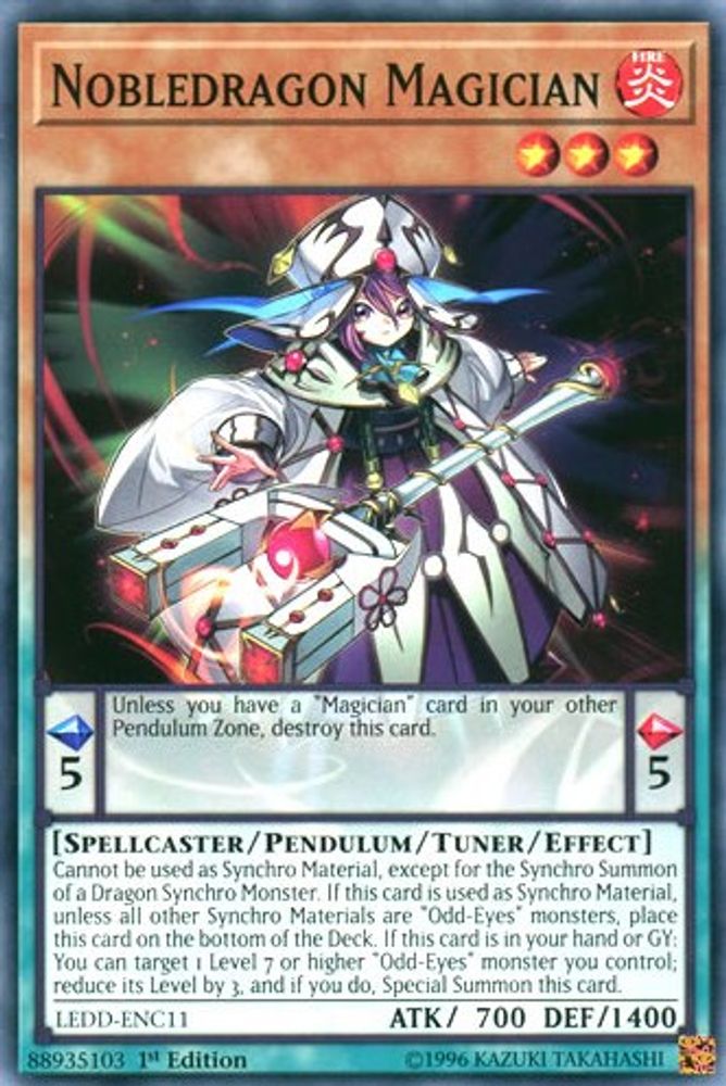 Nobledragon Magician (LEDD-ENC11) - Common
