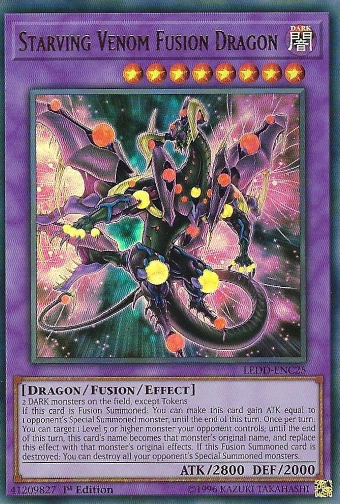 Starving Venom Fusion Dragon (LEDD-ENC25) - Ultra Rare