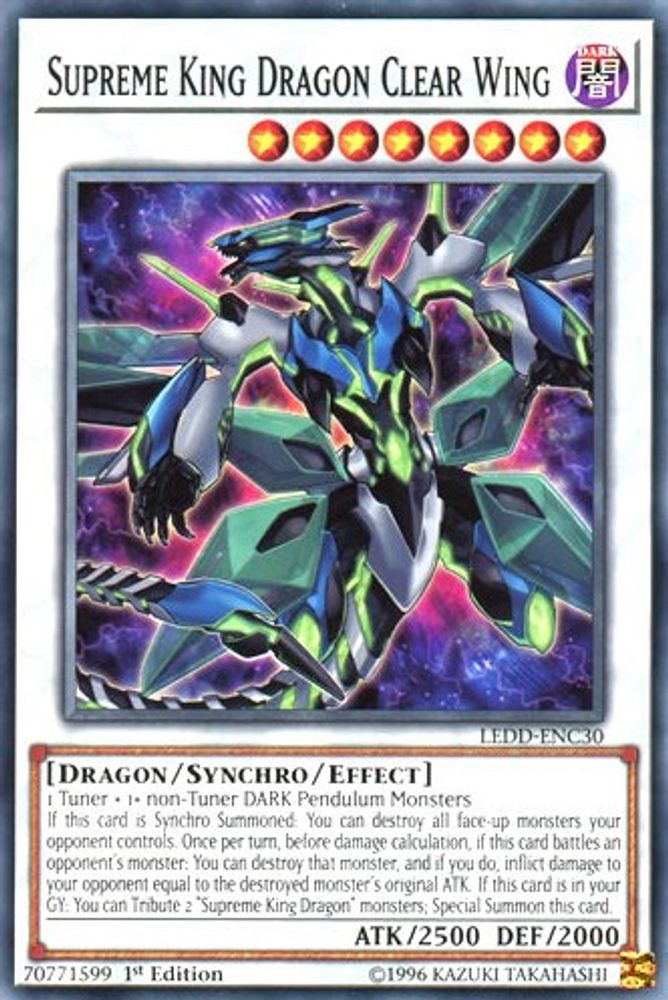 Supreme King Dragon Clear Wing (LEDD-ENC30) - Common