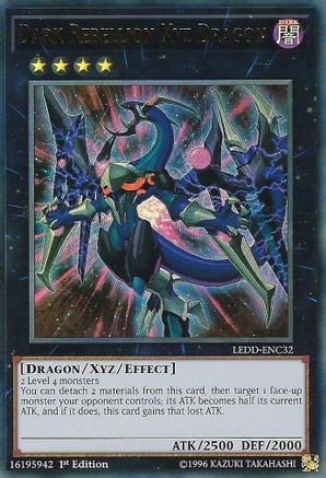 Dark Rebellion Xyz Dragon (LEDD-ENC32) - Legendary Dragon Decks 1st Edition