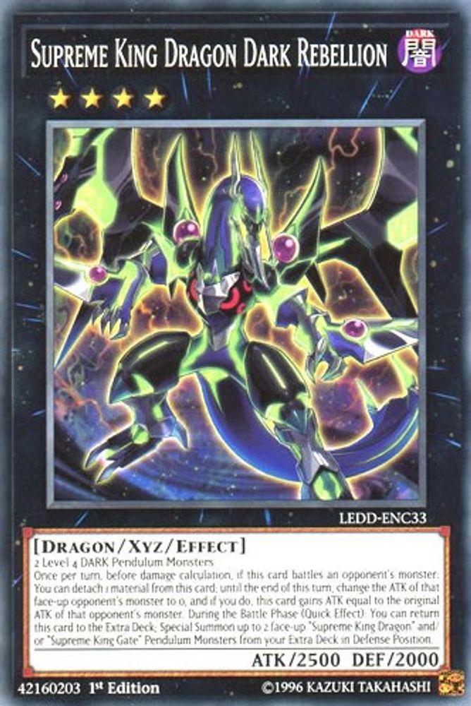Supreme King Dragon Dark Rebellion (LEDD-ENC33) - Common