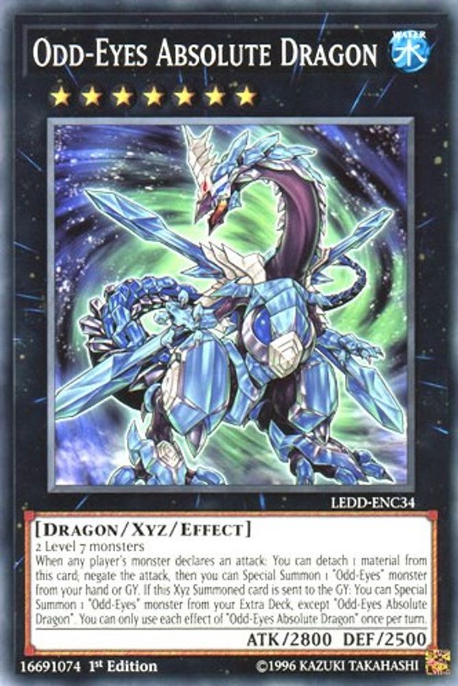 Odd-Eyes Absolute Dragon (LEDD-ENC34) - Common