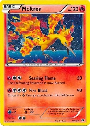 Moltres - 14/99 (Next Destinies)/99  - Holofoil - Promo