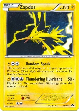 Zapdos - 41/99 (Next Destinies)/99  - Holofoil - Promo