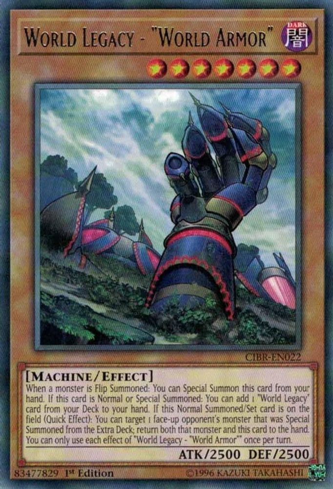 World Legacy - "World Armor" (CIBR-EN022) - Rare