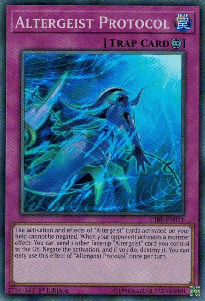 Altergeist Protocol (CIBR-EN071) - Super Rare