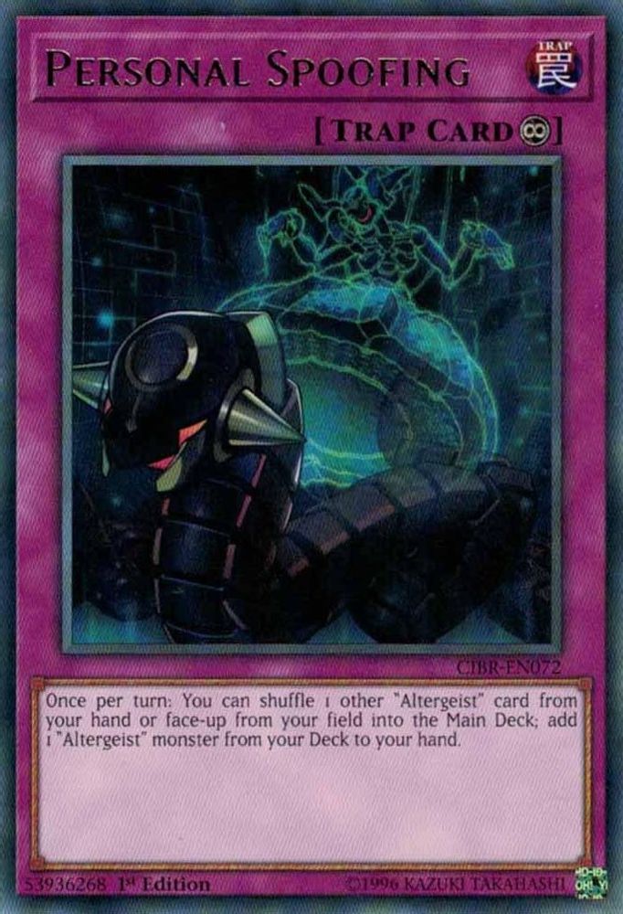 Personal Spoofing (CIBR-EN072) - Rare