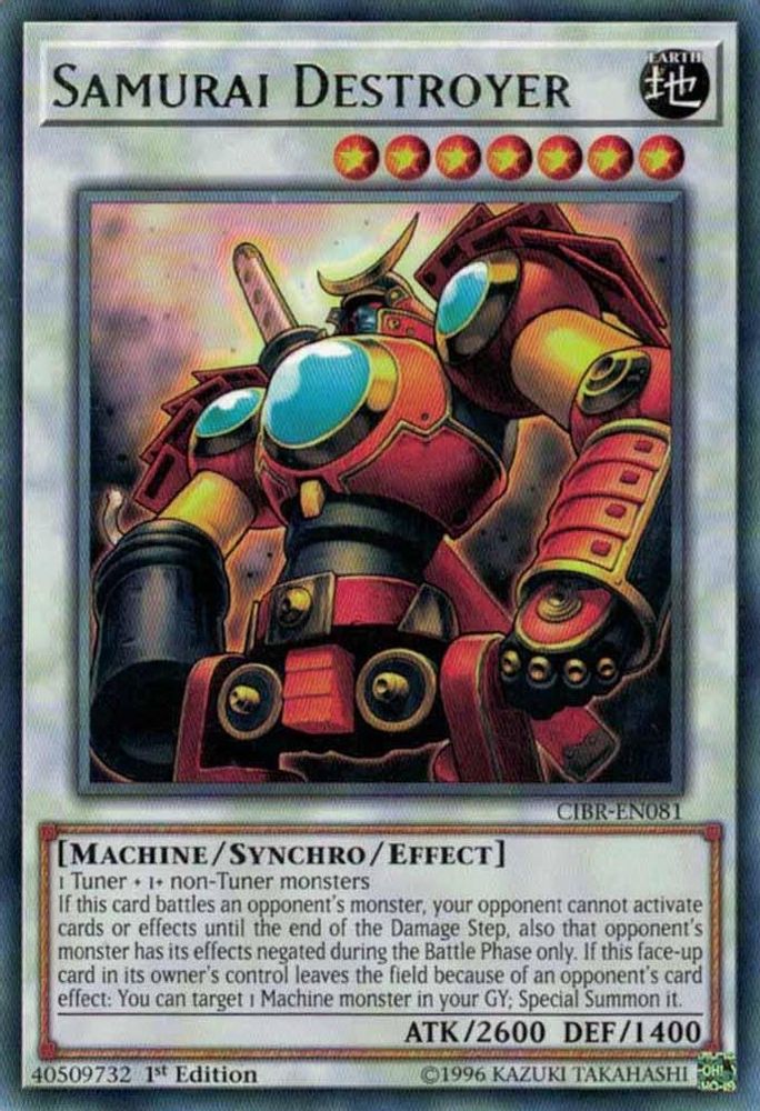 Samurai Destroyer (CIBR-EN081) - Rare