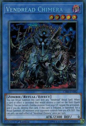 Vendread Chimera [CIBR-EN082] Secret Rare