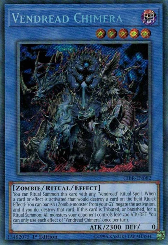 Vendread Chimera (CIBR-EN082) - Secret Rare
