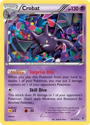 Crobat (Cosmos Holo) 033/119  - Holofoil - Promo
