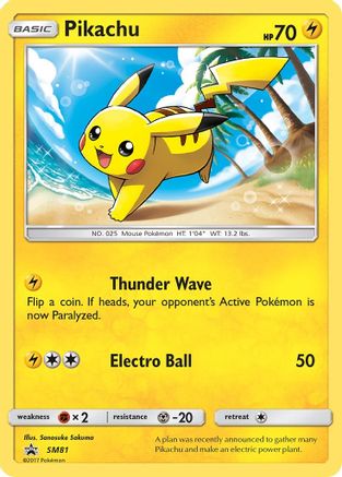 Pikachu SM81  - Holofoil - Promo