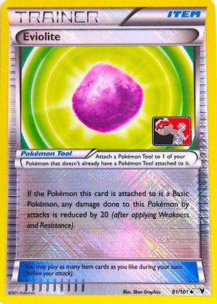 Eviolite - 91/101 (Championship Promo)/101  - Reverse Holofoil - Promo