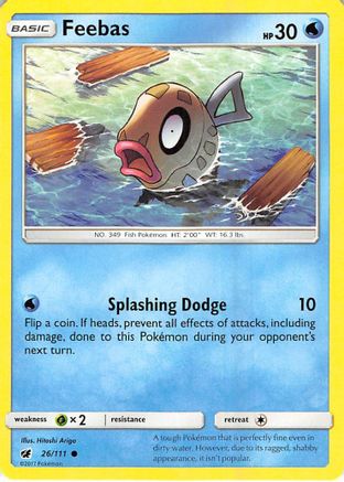 Feebas (26/111) [Soleil et Lune : Invasion pourpre] 