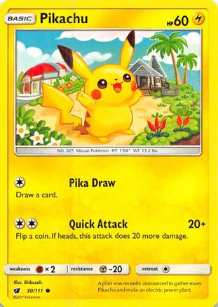 Pikachu 030  - Common