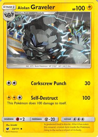 Alolan Graveler/111  - Uncommon
