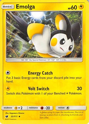 Emolga 035  - Uncommon