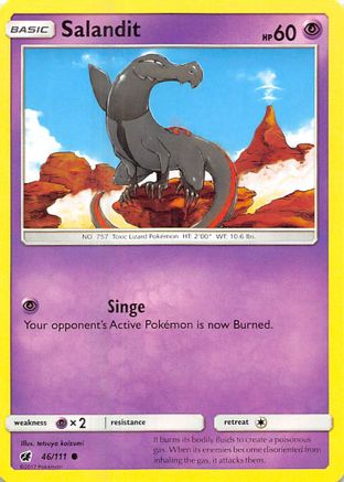 Salandit (46/111) [Soleil et Lune : Invasion pourpre] 