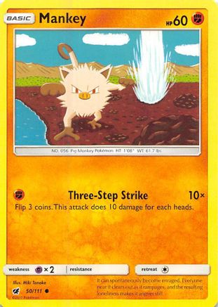Mankey (50/111) [Soleil et Lune : Invasion pourpre] 