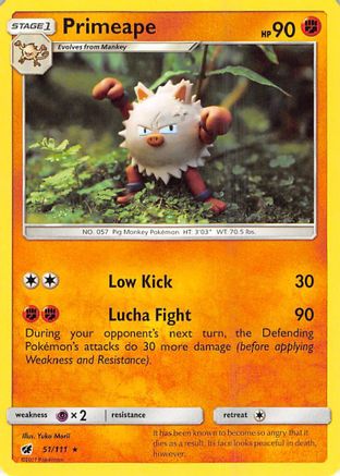 Primeape 051  - Rare