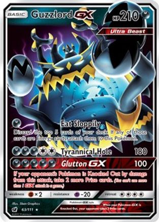 Guzzlord GX 063  - Holofoil - Ultra Rare