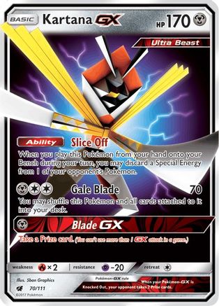 Kartana GX (70/111) [Soleil et Lune : Invasion Pourpre] 